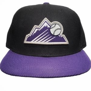 Colorado Rockies MLB New Era Fitted Baseball Cap Size 7 1/4